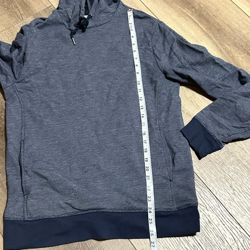 Banana Republic Blue Long Sleeve Hooded Top Size Men's Medium